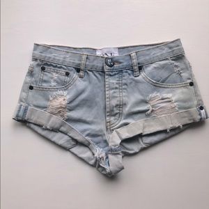 One Teaspoon Cheeky Jean Shorts